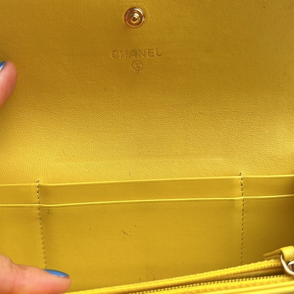 Chanel M-Medium Flap Wallet AG / Jaune - Picture 13 of 17